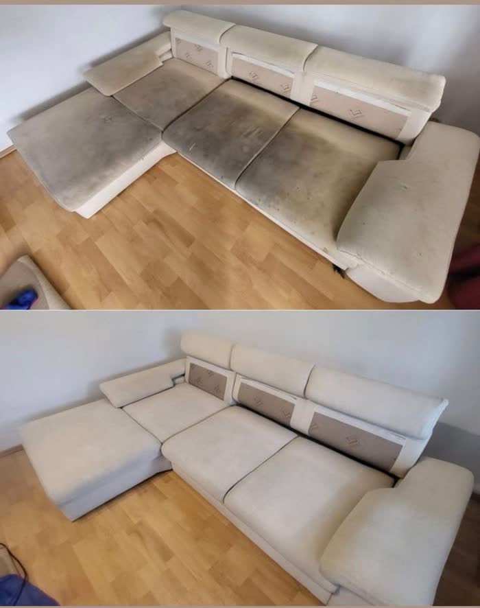 Higienização de sofás e estofados